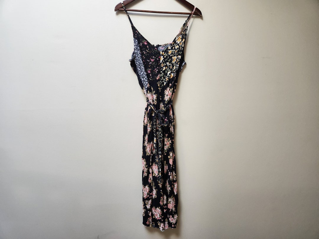 Vintage 90's Express jumpsuit floral XS