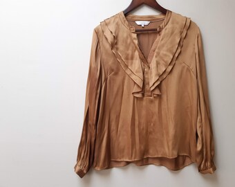 Golden Hour Ruffle Blouse