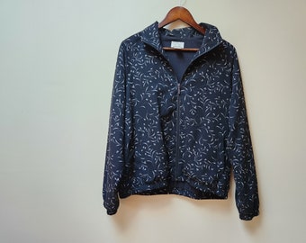 black floral bomber jacket / EP Pro