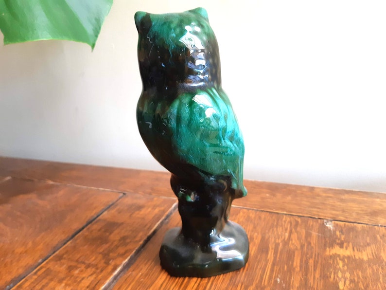 Blue Mountain Pottery Owl Figurine | Etsy