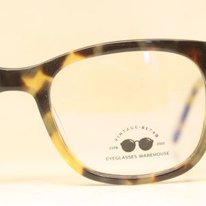 Tortoise Retro Horn Rim Glasses Frames 1960s Vintage Style Eyewear