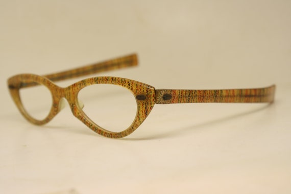 colorful Cat Eye glasses vintage Eyewear Retro Gl… - image 4