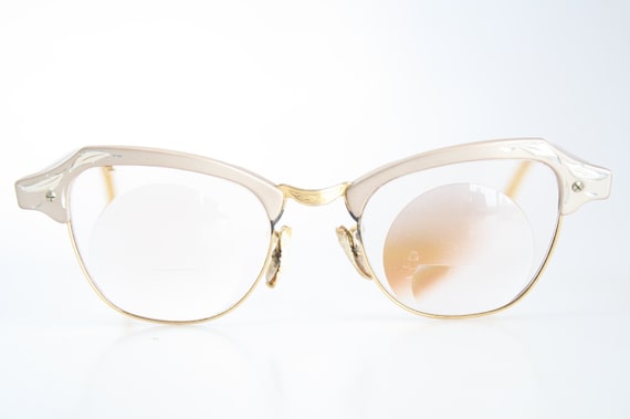Cat Eye Eyeglasses Vintage Eyewear Retro Glasses … - image 2