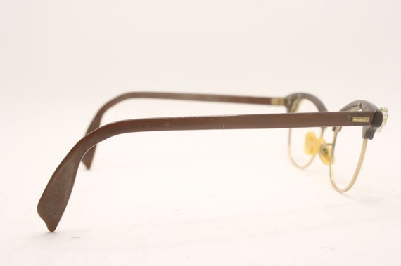Cat Eye Glasses Vintage Shuron Rhinestone Eyewear… - image 5