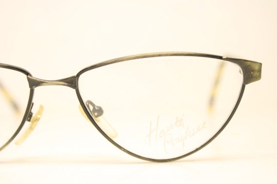 Unused Tortoise Bronze Cat Eye Shape Vintage Eyeg… - image 2
