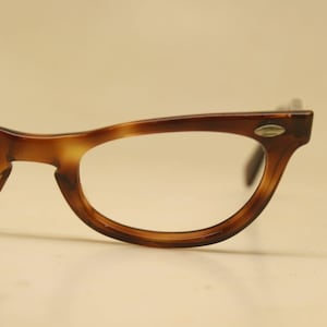 Vintage Cat Eye Gafas American Optical Tortoise 1960 marcos vintage