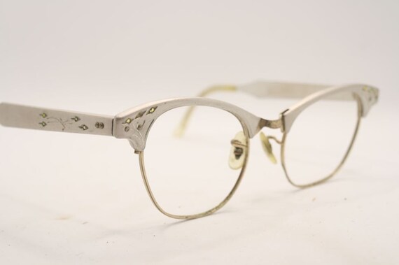 Cat Eye Glasses Vintage Retro Glasses Catseye gla… - image 4