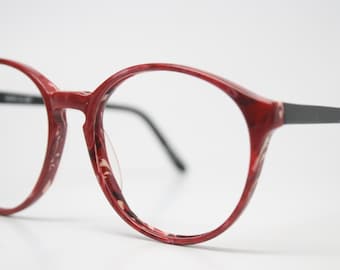 Vintage Eyeglass Frames Norris 30418 Retro P3 shaped 1980&#39;s vintage eyewear