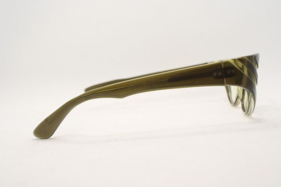 Brownsmoke Fade Catseye Glasses vintage Eyewear R… - image 5