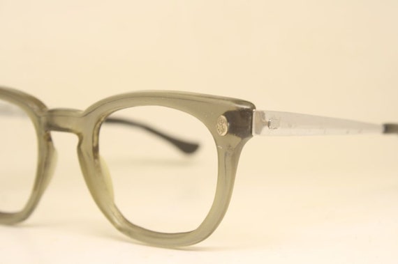 Safety Vintage Eyeglass Frames Retro Eyeglasses 1… - image 4