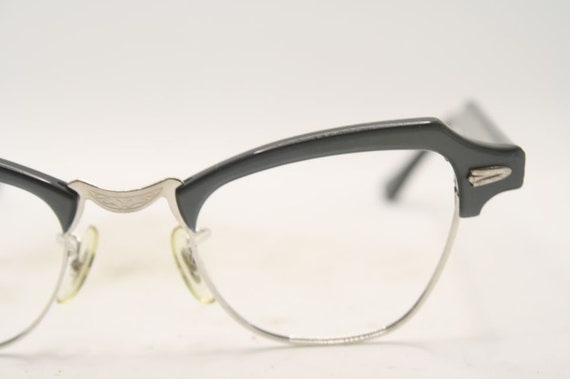 Cat Eye Glasses Vintage Eyewear Retro Glasses fra… - image 1