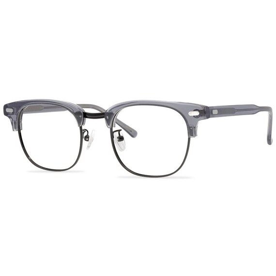 Gafas Browline Gris Combinación Gafas estilo vintage Malcolm X | Etsy España