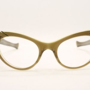 Brownsmoke Cateye Glasses vintage Eyewear Retro Glasses image 2