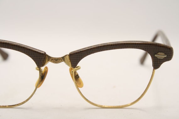Small Cat Eye Glasses Vintage Retro Glasses Catse… - image 3