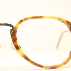 Unused Black Tortoise Vintage Eyeglasses Haute Couture Retro New Old Stock Classic Eyeglasses NOS