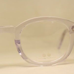 Clear Retro Horn Rimmed Eyeglasses Vintage Style 1950&#39;s 1960s Glasses