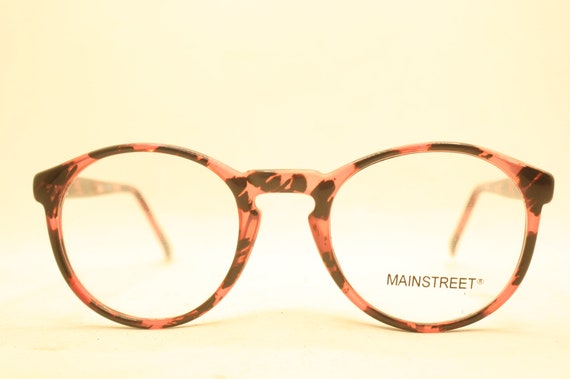 Vintage Eyeglass Purple Amber Frames Retro Glasse… - image 2