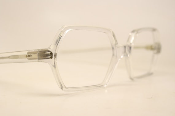 Unused Crystal Vintage Eyeglasses Retro New Old St