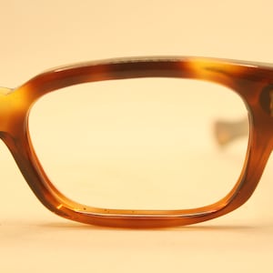 Tortoise Retro Glasses Vintage Eyeglass Frames 1960&#39;s Horn Rimmed