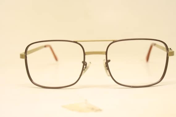 Vintage Eyeglasses Broncos Aviator Old Stock 1980… - image 2