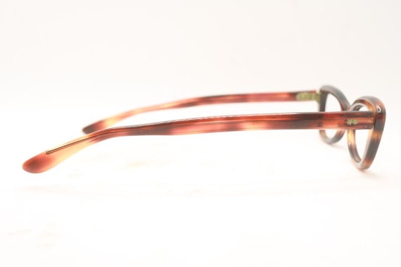 Small Tortoise Unused Cat Eye Eyeglasses Vintage … - image 5