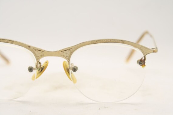 Cat Eye Glasses Vintage Eyewear Retro Glasses fra… - image 3