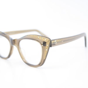 Cat Eye Glasses vintage Eyewear Retro Glasses Rhinestone