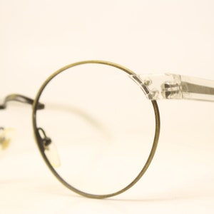 Unused Bronze Clear P3 Vintage Eyeglasses Retro New Old Stock Fun Eyeglasses
