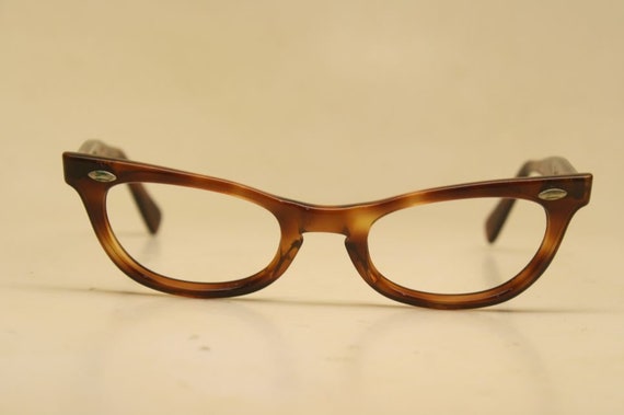Vintage Cat Eye Glasses American Optical Tortoise 1960s - Etsy