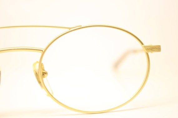 Vintage Glasses NOS Gold Aviator Vintage Retro Ne… - image 3