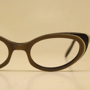 Vintage Cat Eye Glasses Brown 1960s vintage frames