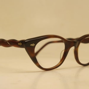 Vintage Cat Eye Glasses Tortuga 1960 marcos vintage