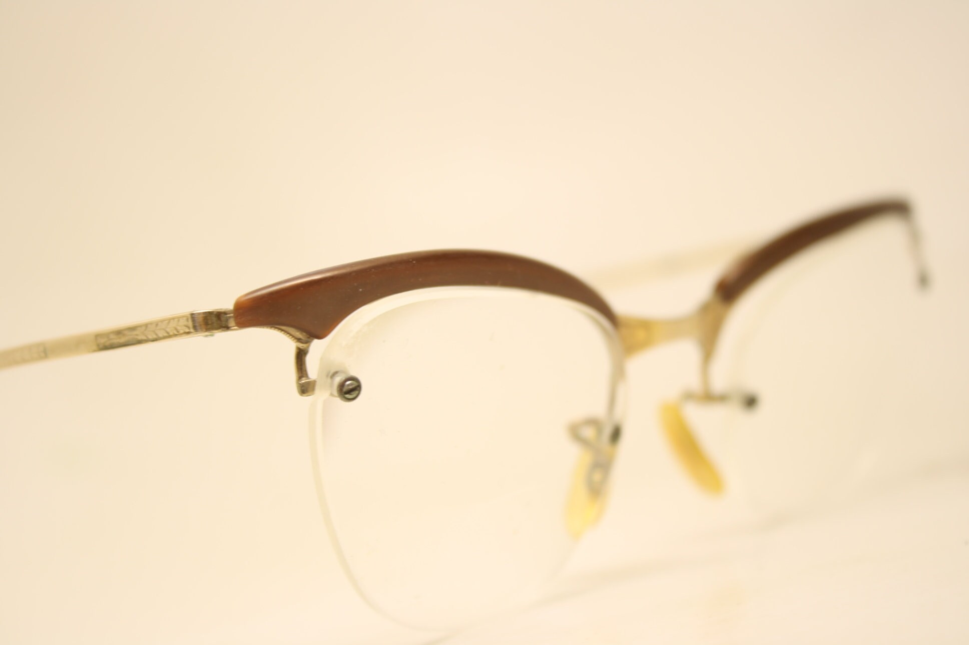 Vintage 50s Shuron Horn Rim Glasses Eyeglasses or Sunglasses