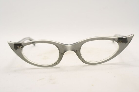 Small Cat Eye Glasses Vintage Eyewear Retro Glass… - image 3