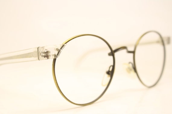 Unused Bronze Clear P3 Vintage Eyeglasses Retro N… - image 3