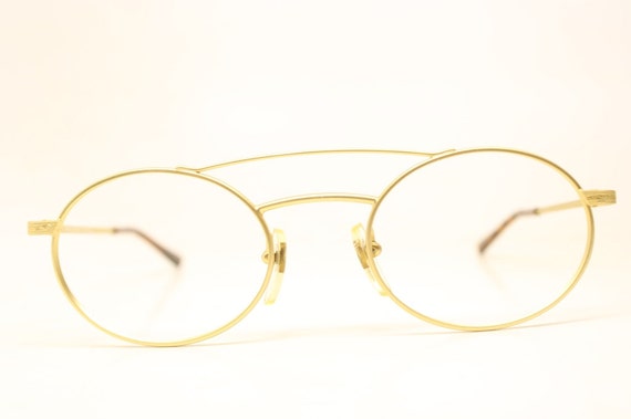 Vintage Glasses NOS Gold Aviator Vintage Retro Ne… - image 2