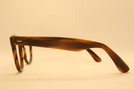 Tortoise Retro Glasses Vintage Eyeglass Frames 19… - image 4