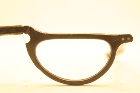Folding Black Unique vintage Sunglasses Unused - image 4