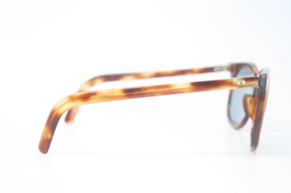 Vintage Eye Glasses Tortoise Square Sunglasses Re… - image 5