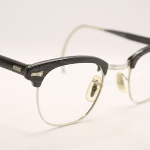 Shuron Genuine Vintage Browline 1950s Eyeglasses Malcolm X glasses