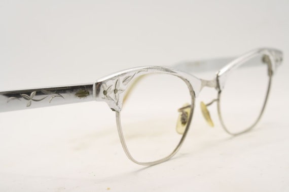 Cat Eye Glasses Vintage vintage Eyewear Retro Gla… - image 4