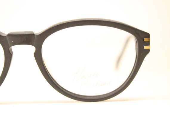 Unused Black Gold Vintage Eyeglasses Haute Coutur… - image 3