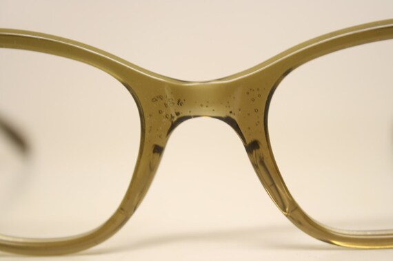 Unused Cat Eye Eyeglasses Vintage Eyewear Retro G… - image 3