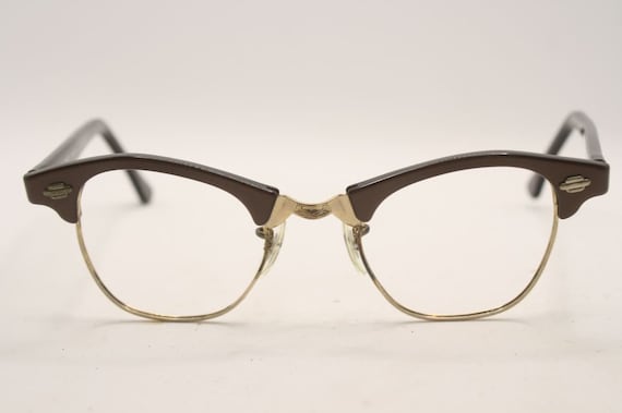 Small Cat Eye Glasses Vintage Retro Glasses Catse… - image 2