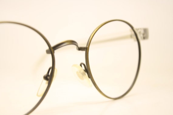 Unused Bronze Clear P3 Vintage Eyeglasses Retro N… - image 4