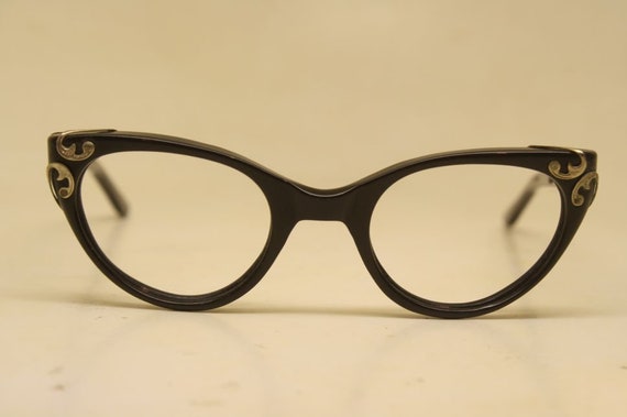 Small Vintage Cat Eye Glasses 1960s vintage frames - image 2