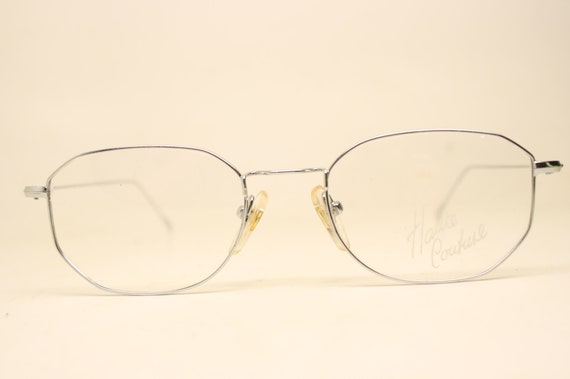 Unused Blue Rectangle Vintage Eyeglasses Haute Co… - image 2