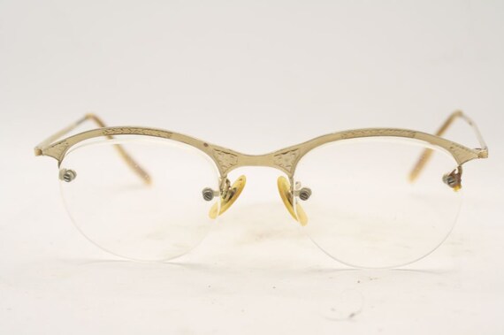 Cat Eye Glasses Vintage Eyewear Retro Glasses fra… - image 2