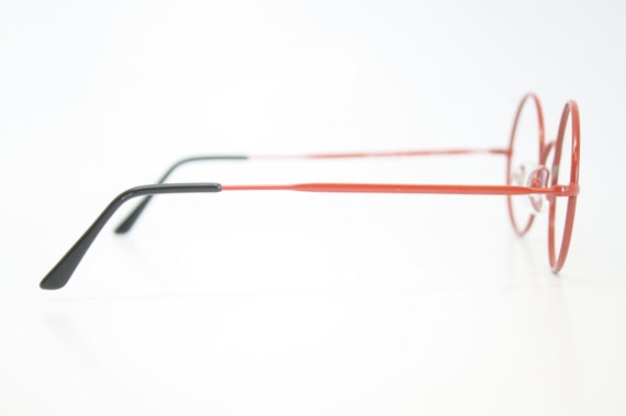 Retro Eyeglasses Unused Red Frames Eyeglass Frame… - image 5