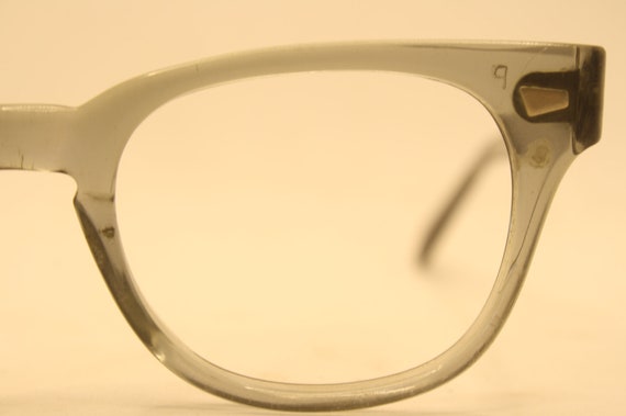Blue Fade Horn Rimmed Retro Glasses Vintage Eyegl… - image 4